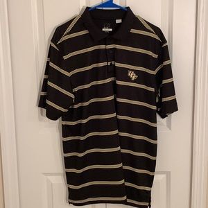 UCF Cutter & Buck golf polo - Black & Gold - Large
